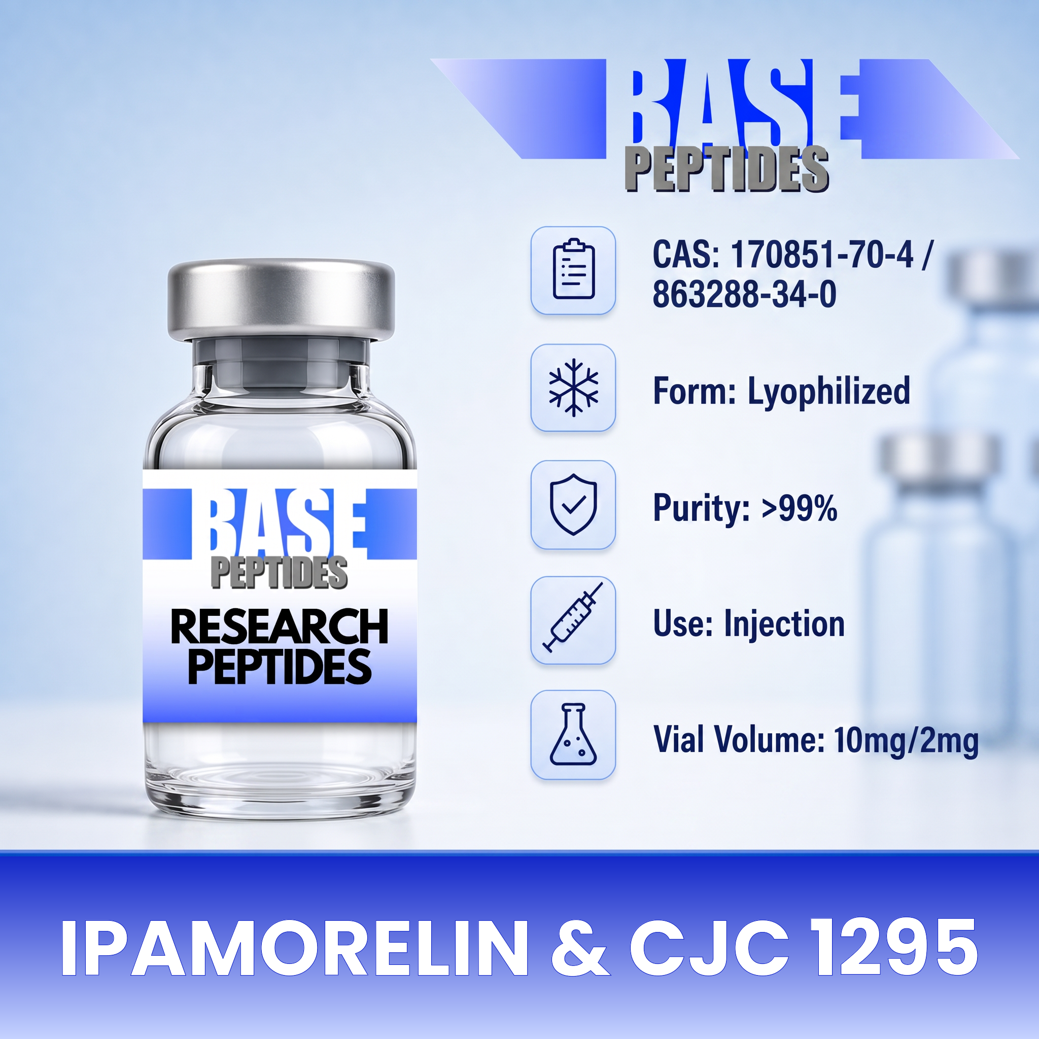 Ipamorelin 10mg & CJC 1295 2mg product image