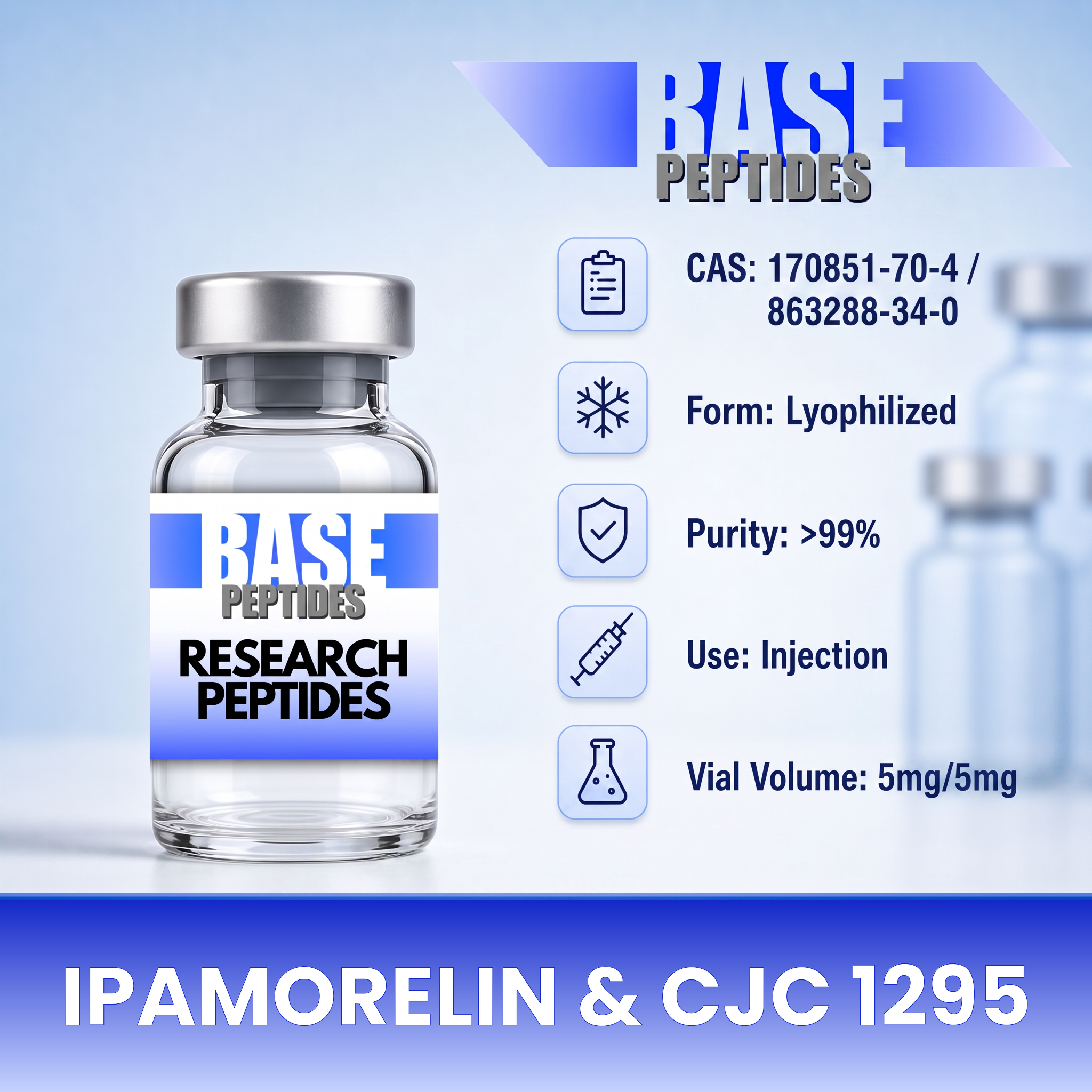 Ipamorelin 5mg & CJC 1295 5mg product image